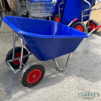 Workman Trojan Twin Wheel Wheelbarrow 200 Litre