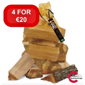 Kiln Dried Hardwood Logs 4 PACK