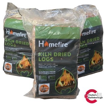 Homefire Kiln Dried Logs 3 Pack