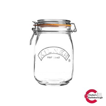 Kilner Clip Top Round Jar 1 Litre