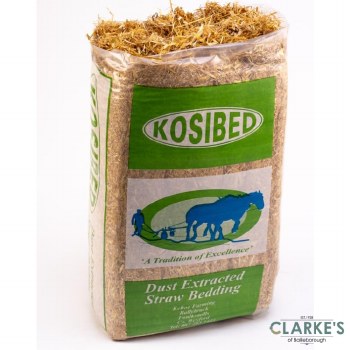 KosiBed Barley Dust Extracted Straw Bedding