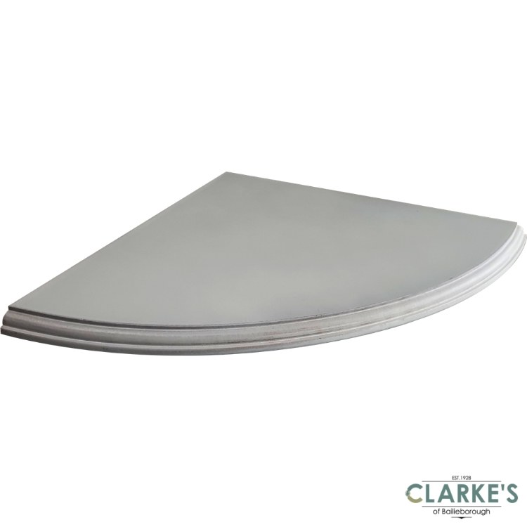 Tema Grey Wooden Corner Shelf 20x20cm Clarkes Bailieborough