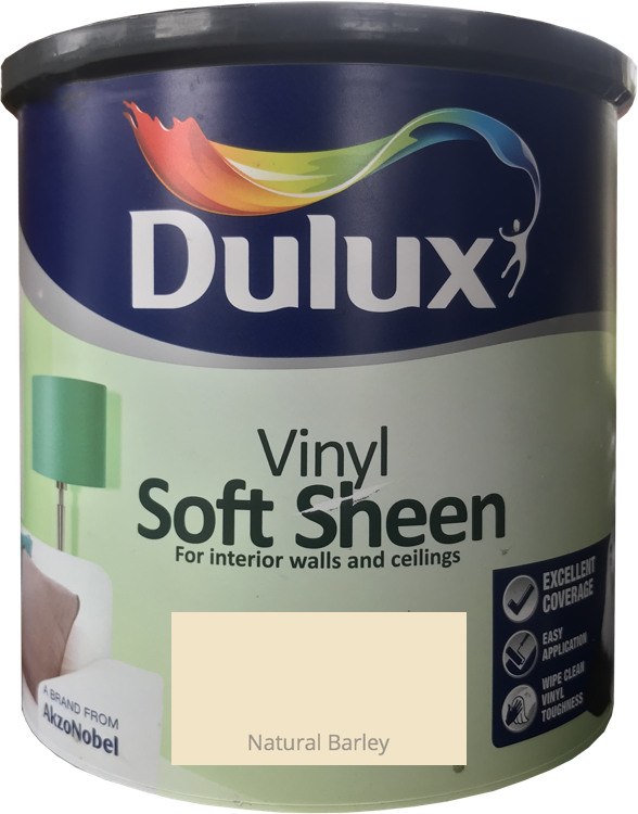Dulux Vinyl Soft Sheen Paint Natural Barley 2.5 Litre Clarkes Bailieborough