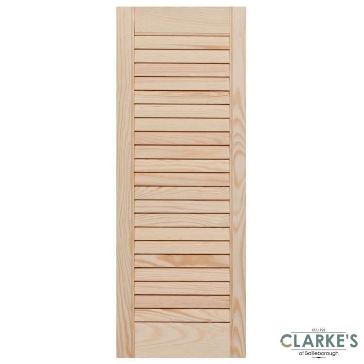 Louver Door Pine 99.3 x 29.4 cm Clarkes Bailieborough