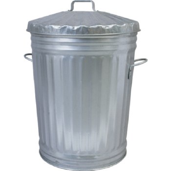Galvanised Dustbin With Lid