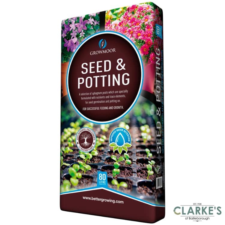 Growmoor Seed and Potting Compost 80 Litre Clarkes Bailieborough