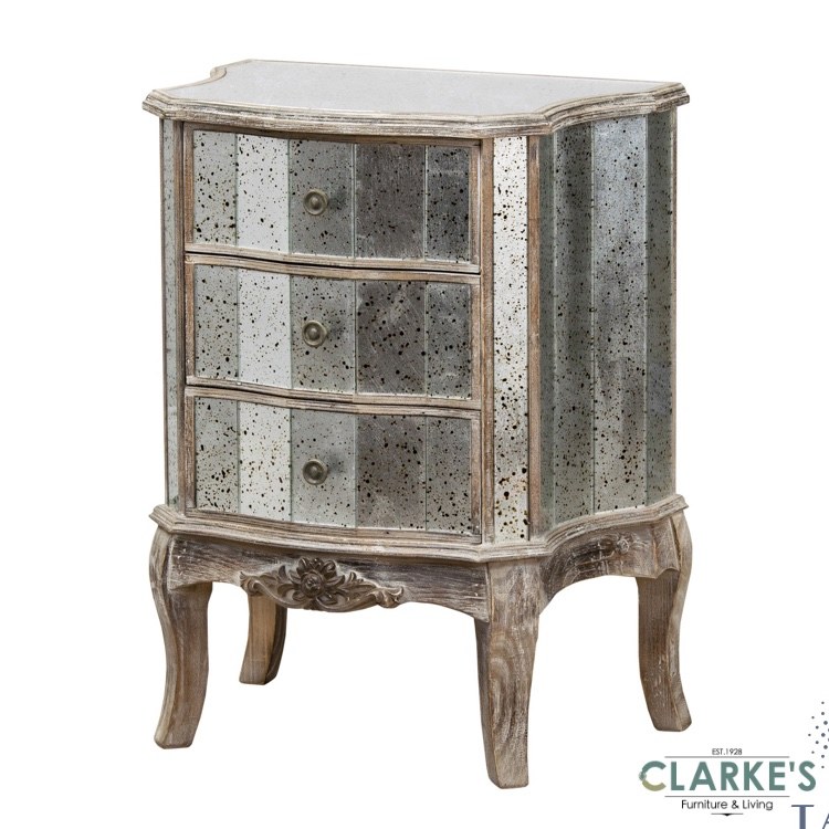 Lysa Antique Mirrored Locker Clarkes Of Bailieborough