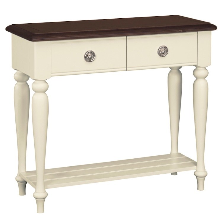Meghan Walnut Console Table With 2 Drawers Clarkes Of Bailieborough