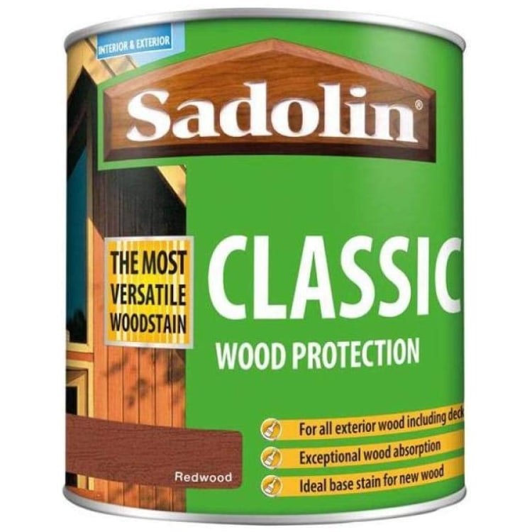 Sadolin Classic Woodstain Redwood 1 Litre Clarkes Bailieborough 7897