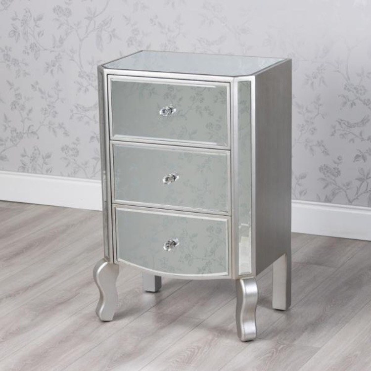 Reflection Mirrored Side Table Clarkes Of Bailieborough