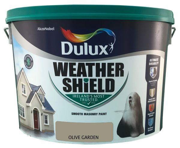 Dulux Weather Shield Olive Garden 10ltr Clarkes Bailieborough