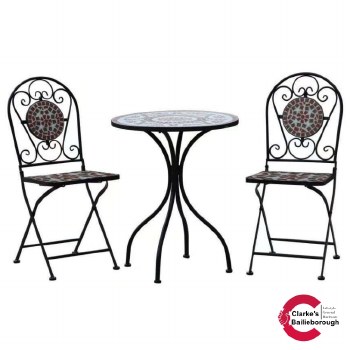 Largos Mosaic Outdoor Bistro Set