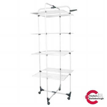 Premium 4 Layer Airer with Wheels - 32m Draying Space
