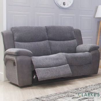 Legend Recliner 2 Seater Sofa Grey