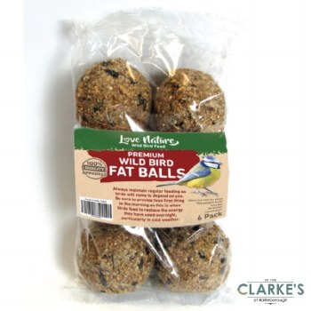 Love Nature Premium Fat Balls Pack of 6