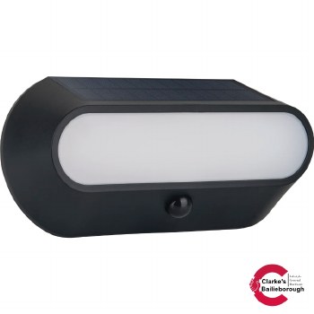 Luceco Carina Oval Solar Wall Light 5W