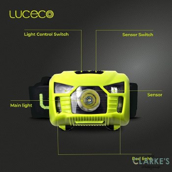 Luceco Head Torch with PIR Sensor