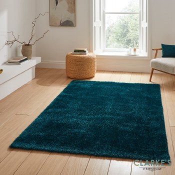 Lux Shaggy Rug Dark Green 120 x 170 cm