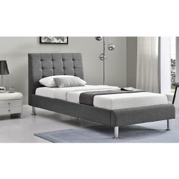 Lyra linen 3ft bed frame