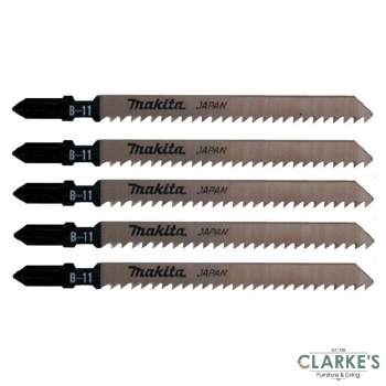 Makita Jigsaw Blades for Wood B-11 | 5 Pack
