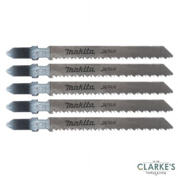Makita Jigsaw Blades for Wood B-19 | 5 Pack