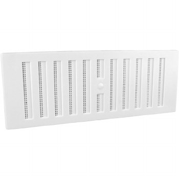 Map White Adjustable Vent with Fixed Flyscreen 9x3