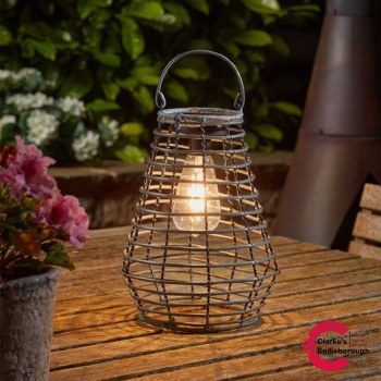 Maris Solar Lantern Grey