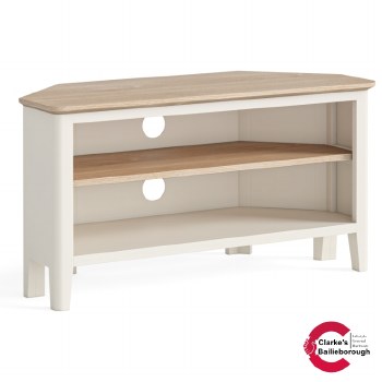Marlow Coconut Milk Corner Tv Unit