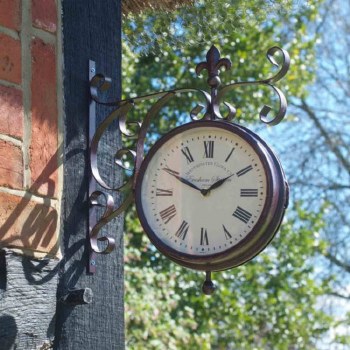 Marylebone Station Wall Clock with Thermometer