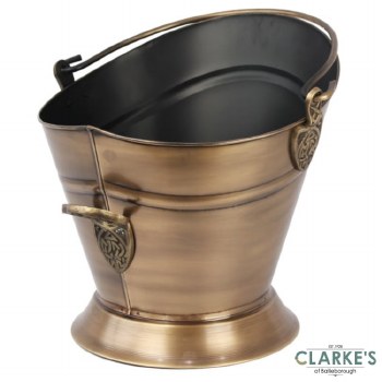 Mansion Antique Brass Waterloo Coal Hod
