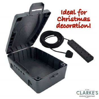 Masterplug IP54 Waterproof Box, 8m Extension Lead