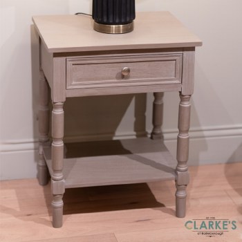 Melody Lamp Table with Drawer