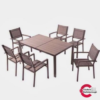 Messina 6 Seater Garden Furniture Set