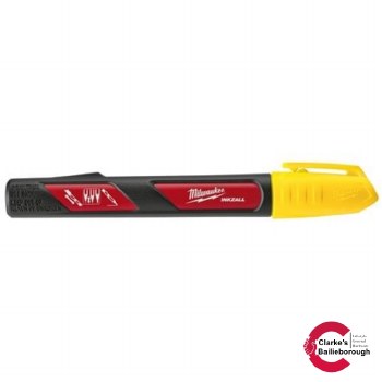 Milwaukee Inkzall Liquid Paint Marker Yellow