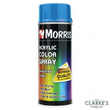 Morris Acrylic Spray Paint RAL 5015 Sky Blue 400 ml