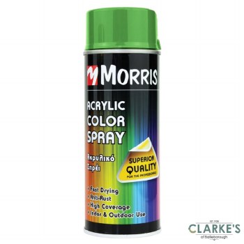 Morris Acrylic Spray Paint RAL 6017 May Green 400 ml