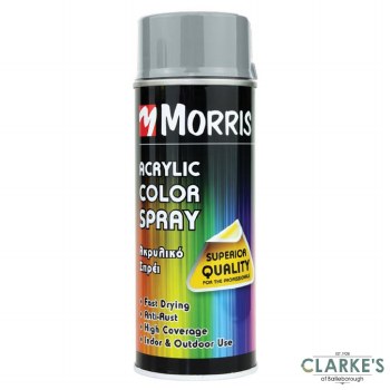 Morris Acrylic Spray Paint RAL 7001 Silver Grey 400 ml