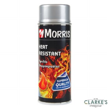 Morris Heat Resistant Spray Paint Grey 400 ml