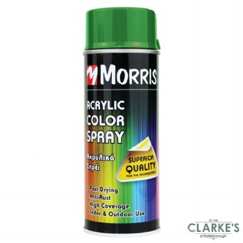 Morris Acrylic Spray Paint RAL 6001 Emerald Green 400 ml