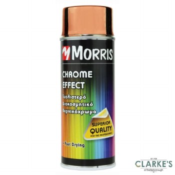 Morris Chrome Effect Spray Paint Copper 400 ml
