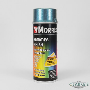 Morris Hammer Finish Spray Paint Blue 400 ml