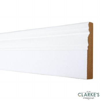 Chamfered 4" Architrave Primed White