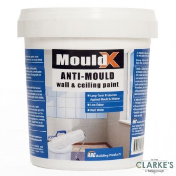 MouldX Anti-Mould Wall and Ceiling Paint 750ml