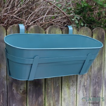 Nature Balcony Flower Planter Teal