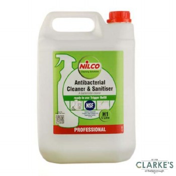 Nilco Antibacterial Cleaner and Sanitiser 5 Litre
