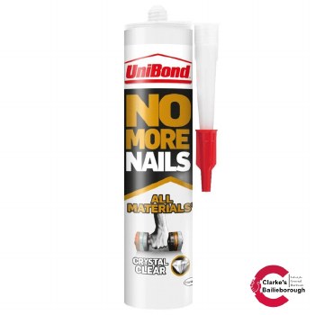 UniBond No More Nails Crystal Clear All Materials Grab Adhesive