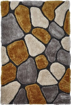 Noble House Rug NH5858 Grey / Yellow Rug 120 x 170cm