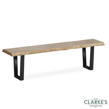 Oak Mill dining bench