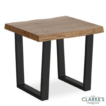 Oak Mill lamp table
