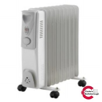 Oil Filled Heater 11 Fin 2500W with Timer